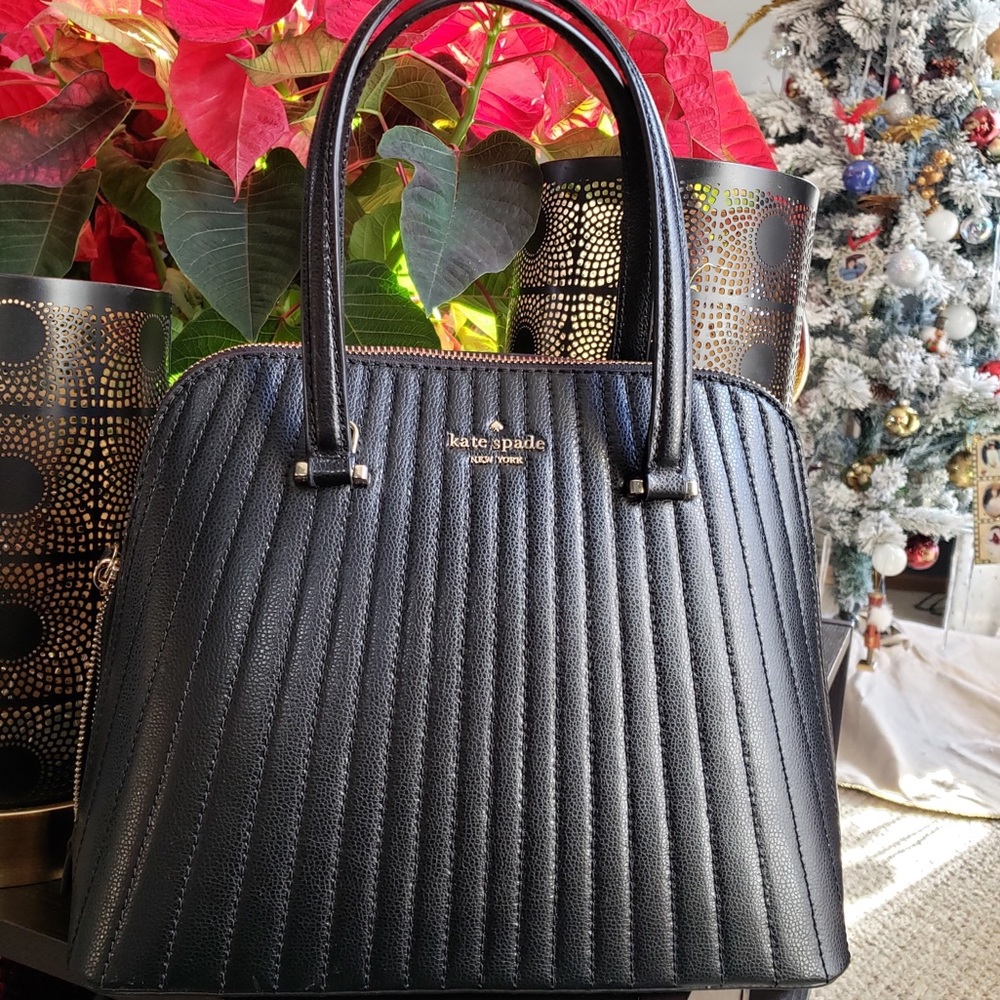 Kate Spade ♠️ Black Dome Crossbody/Handbag Purse